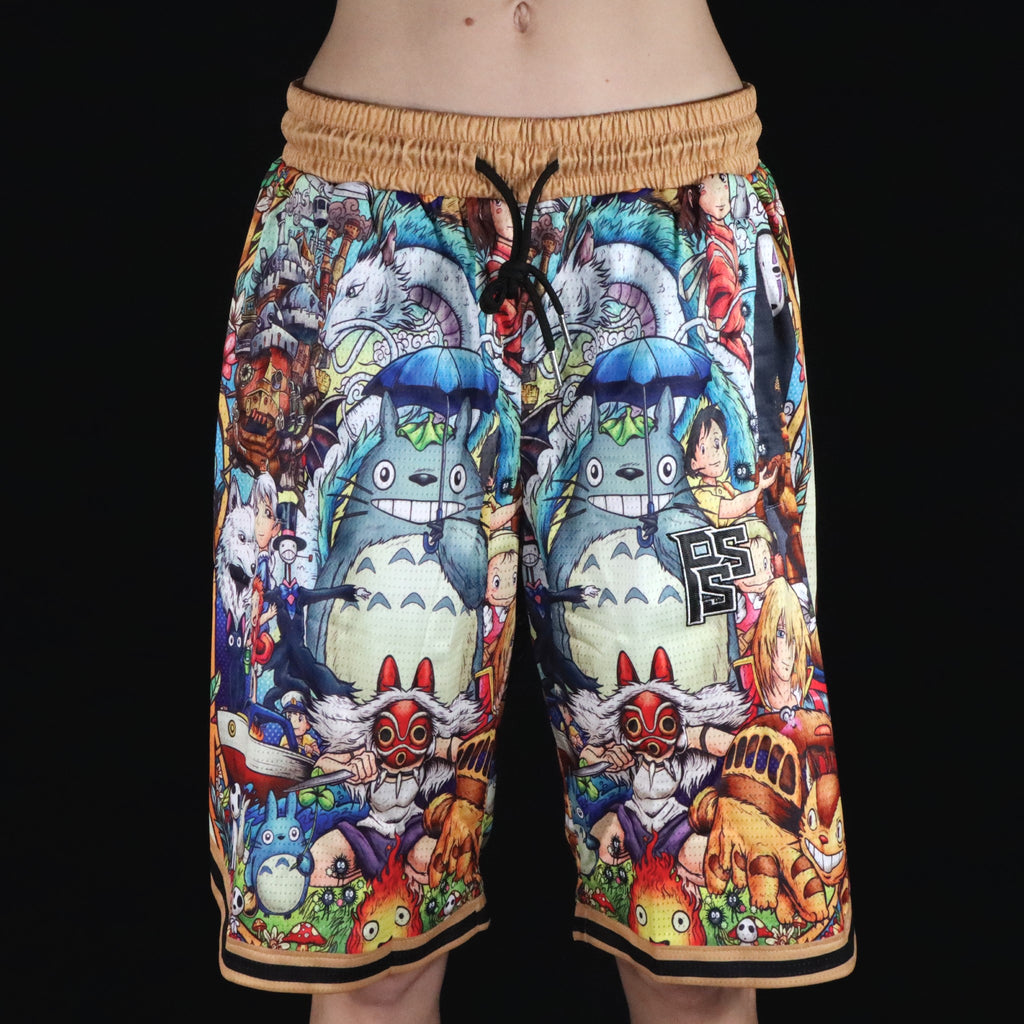 Ponyo Studio Ghibli Board Shorts Swim Trunks - AnimeBape